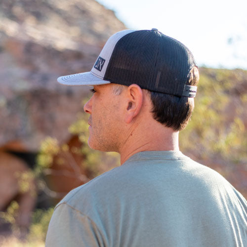 Signature I AM Hat - Heather Gray and Black